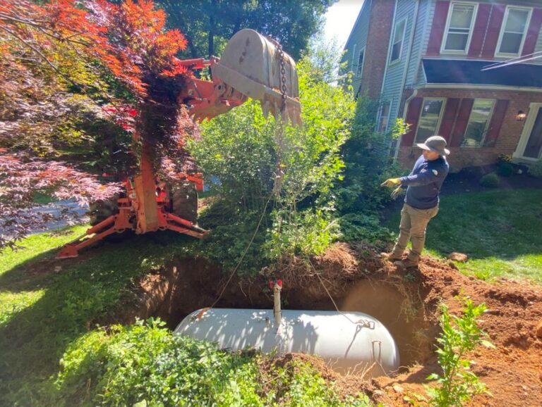 1000 Gallon Underground Propane Tank installation